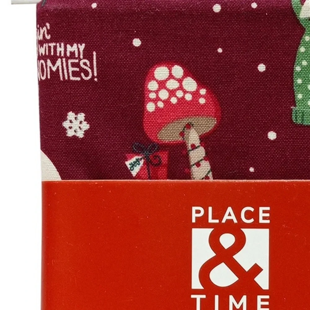 Hangin' With My Gnomies Christmas Cotton Fabric, Pre-Cut Cotton Fabric, NWT